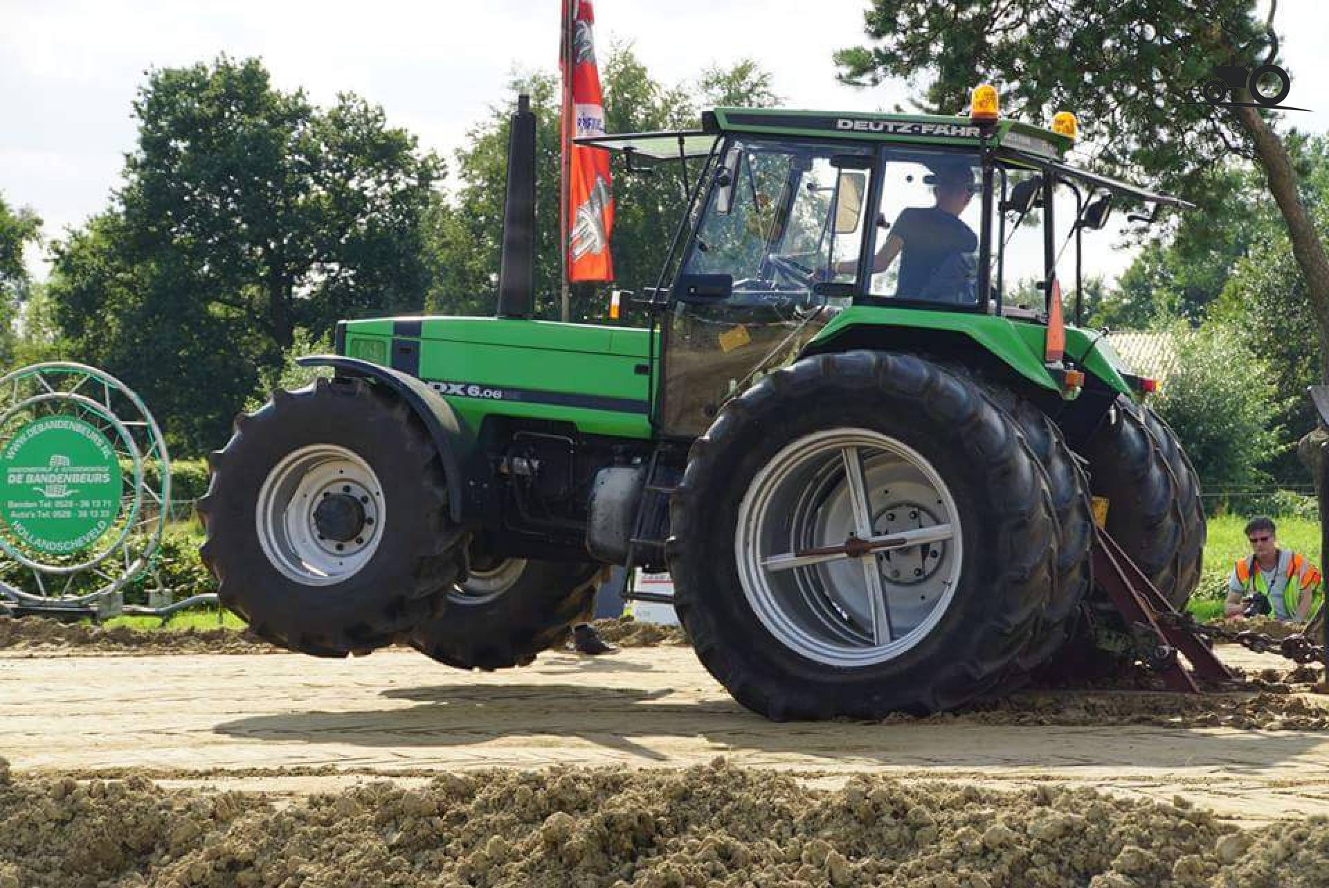 Trekkerslep Trekkertrek Tractorpulling Deutz Fahr Dx 606