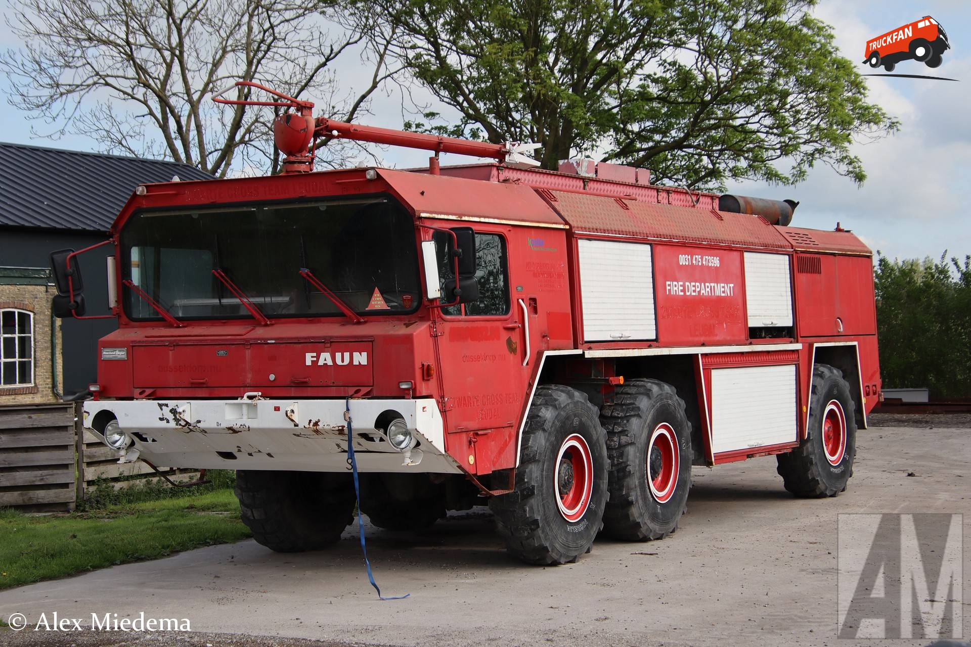 Faun crashtenderchassis