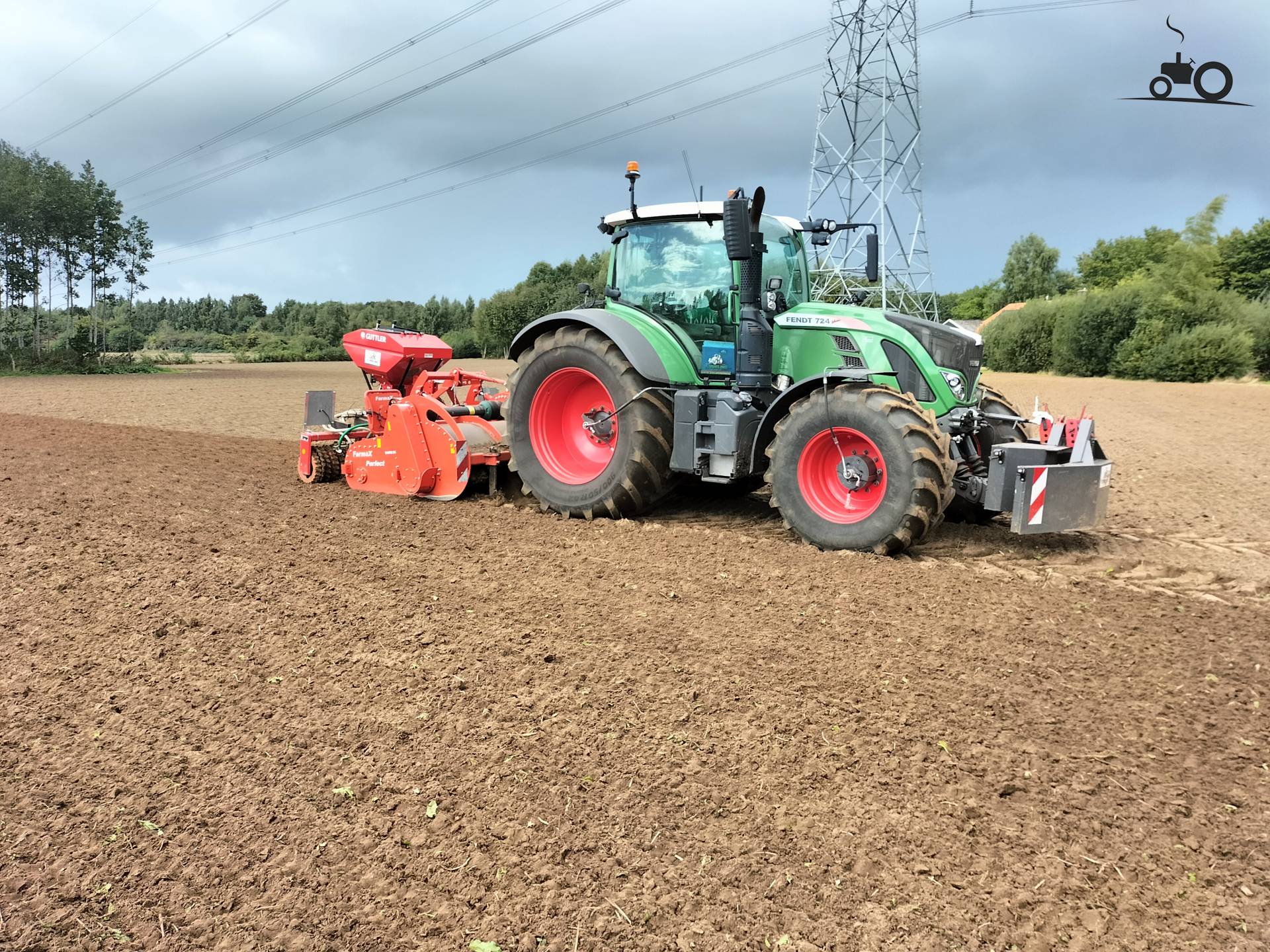 Foto Fendt 724 Van H Vrieling