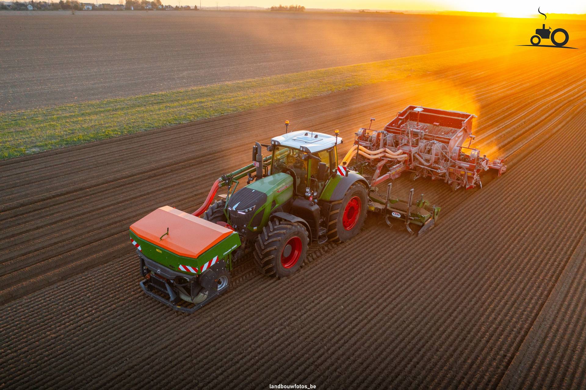 Fendt 942 + Grimme GL860 Compacta