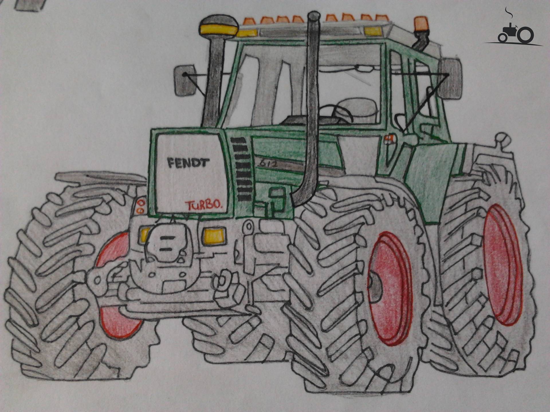 Kleurplaat Fendt Kleurplaat Tractor Fendt 1050 Kleurplaat Tractor