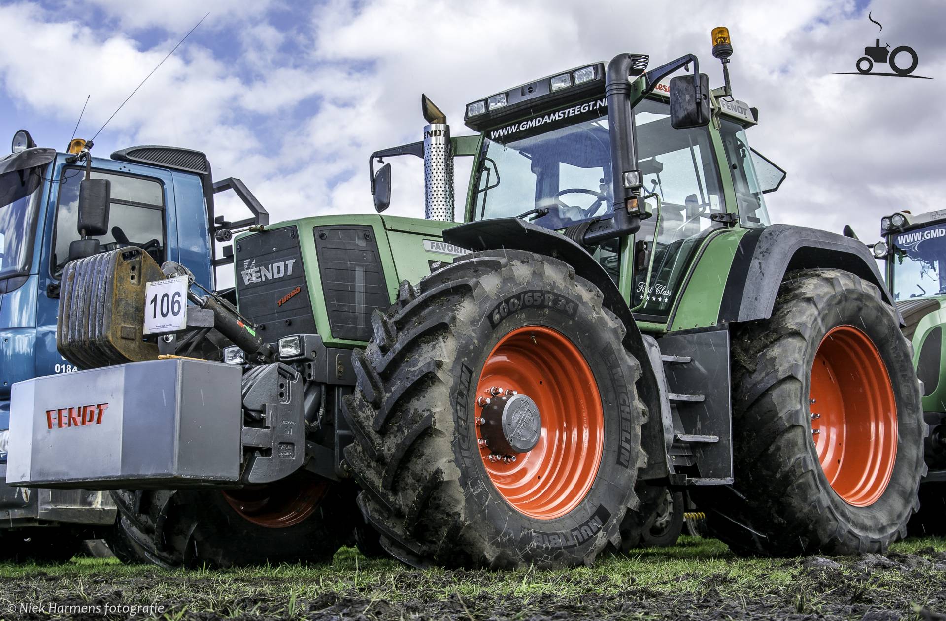 Trekkerslep / trekkertrek / tractorpulling - Fendt 824