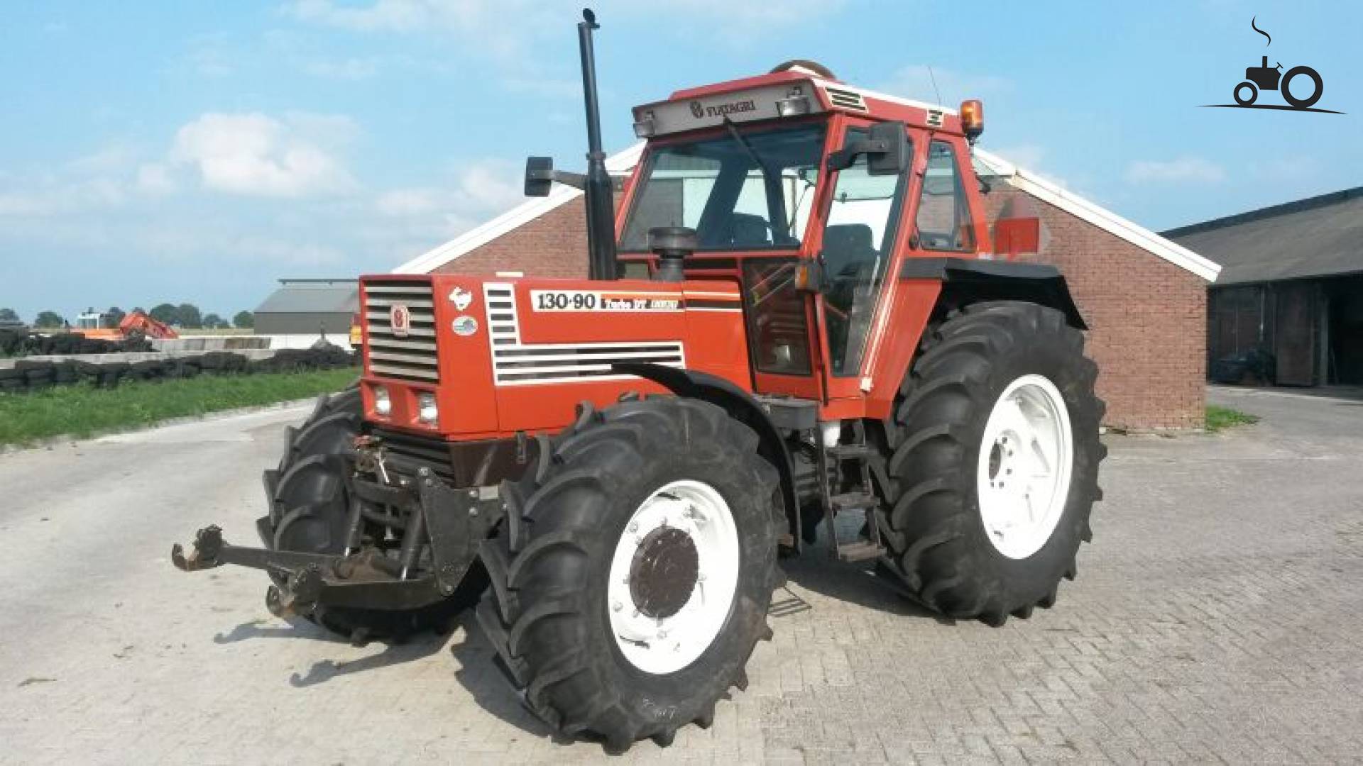 Foto Fiat 130-90 DT van Rosékalverhouderij Folbert