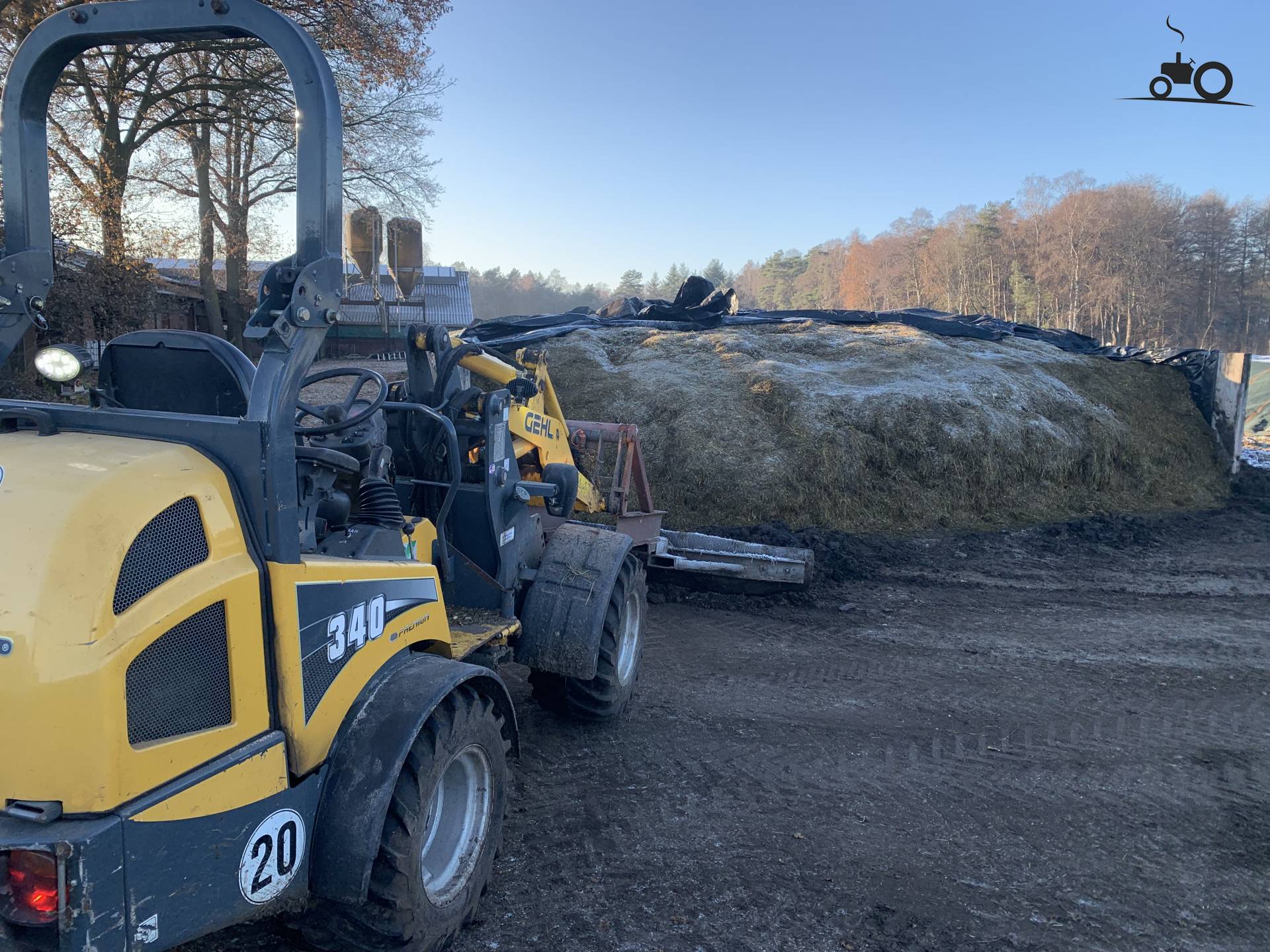 Gauw de kuil los maken voor die echt vast gevroren zit