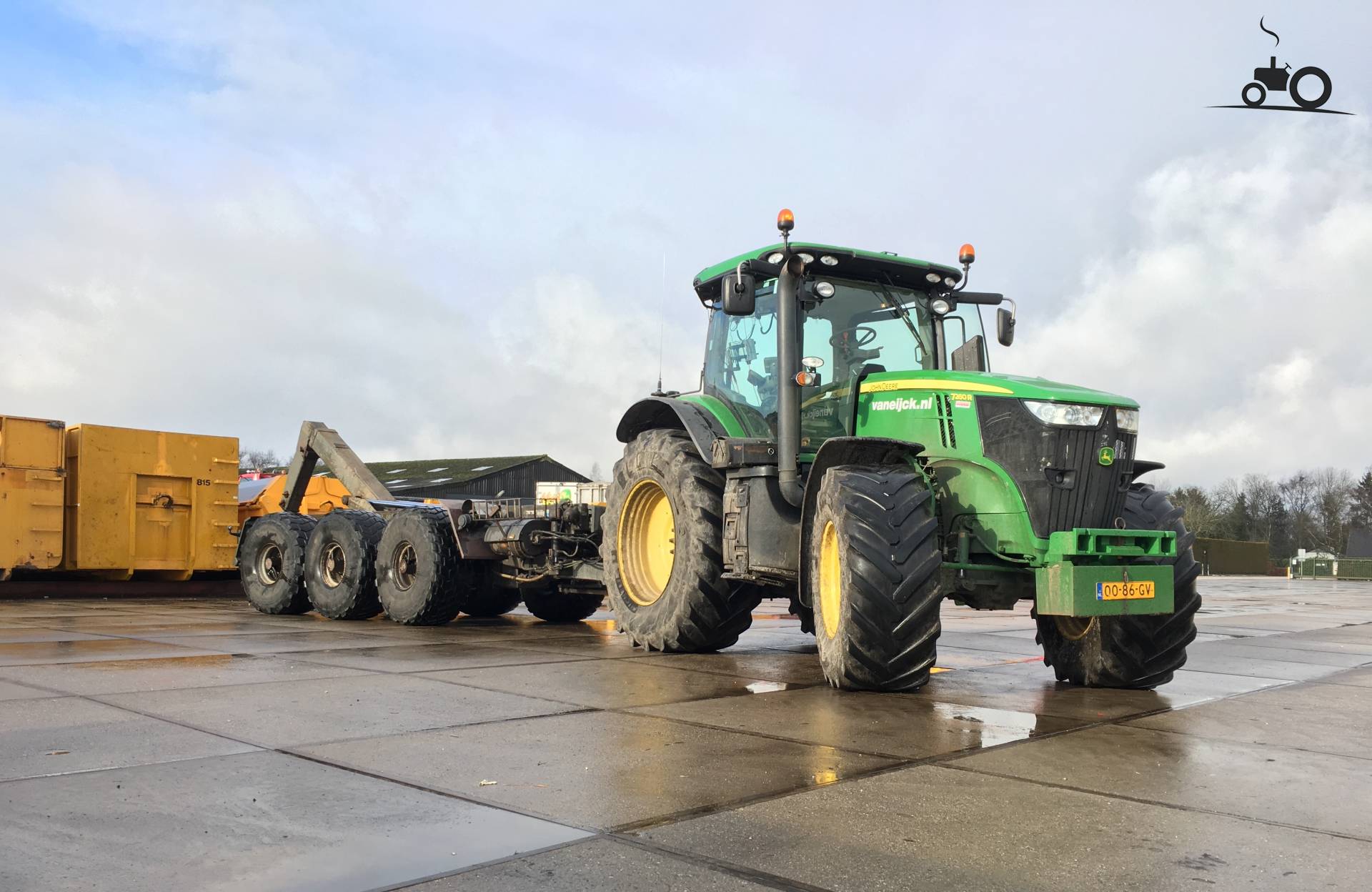 Foto John Deere 7260R van Gebr. Van Eijck BV