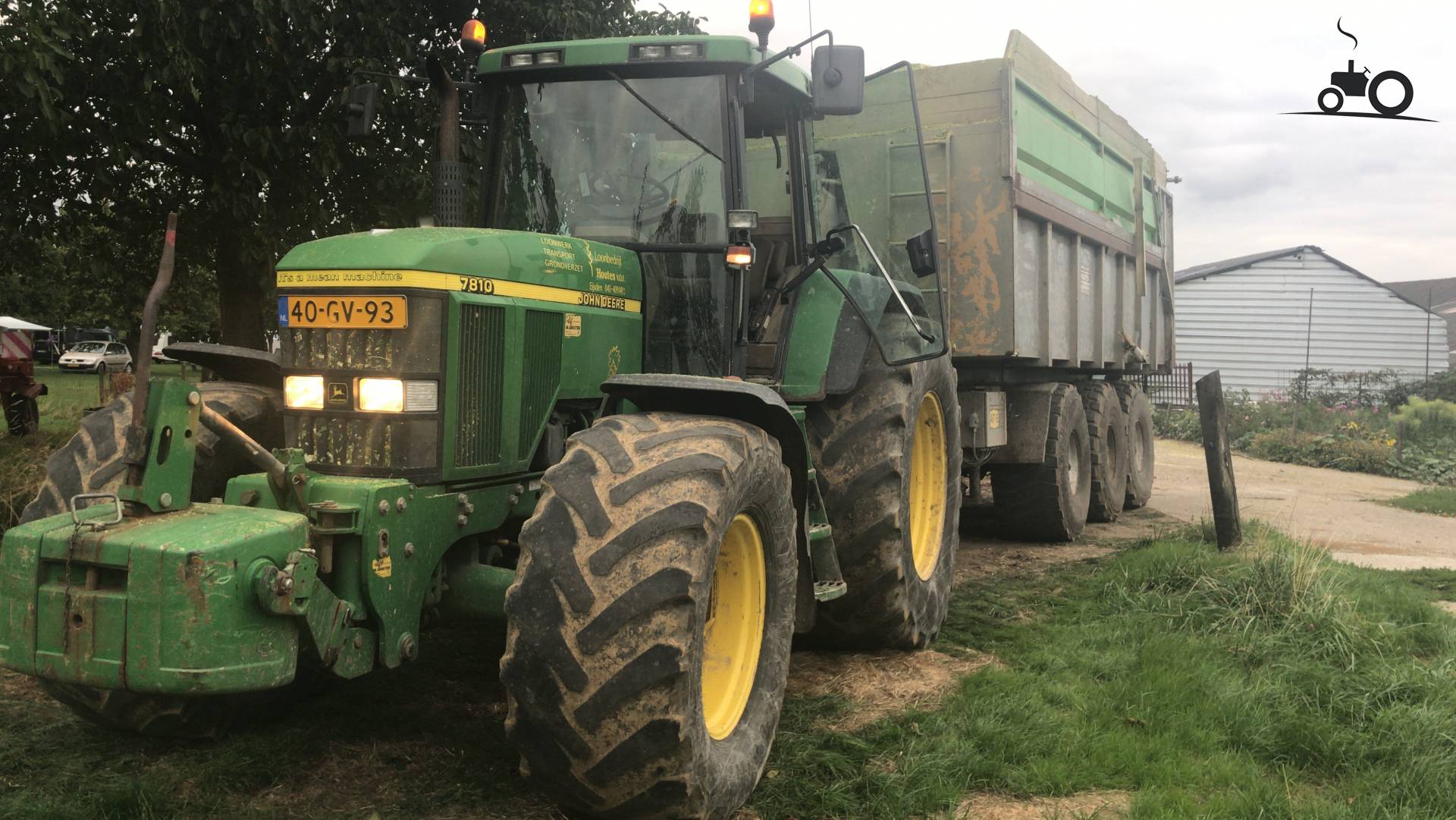 Foto John Deere 7810 Van Loonbedrijf Houten 4949