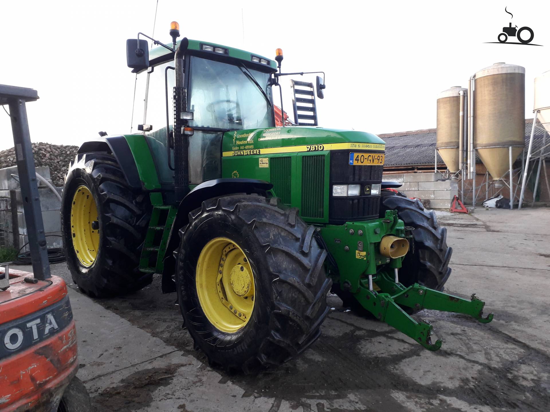 Foto John Deere 7810 Van Loonbedrijf Houten 9945