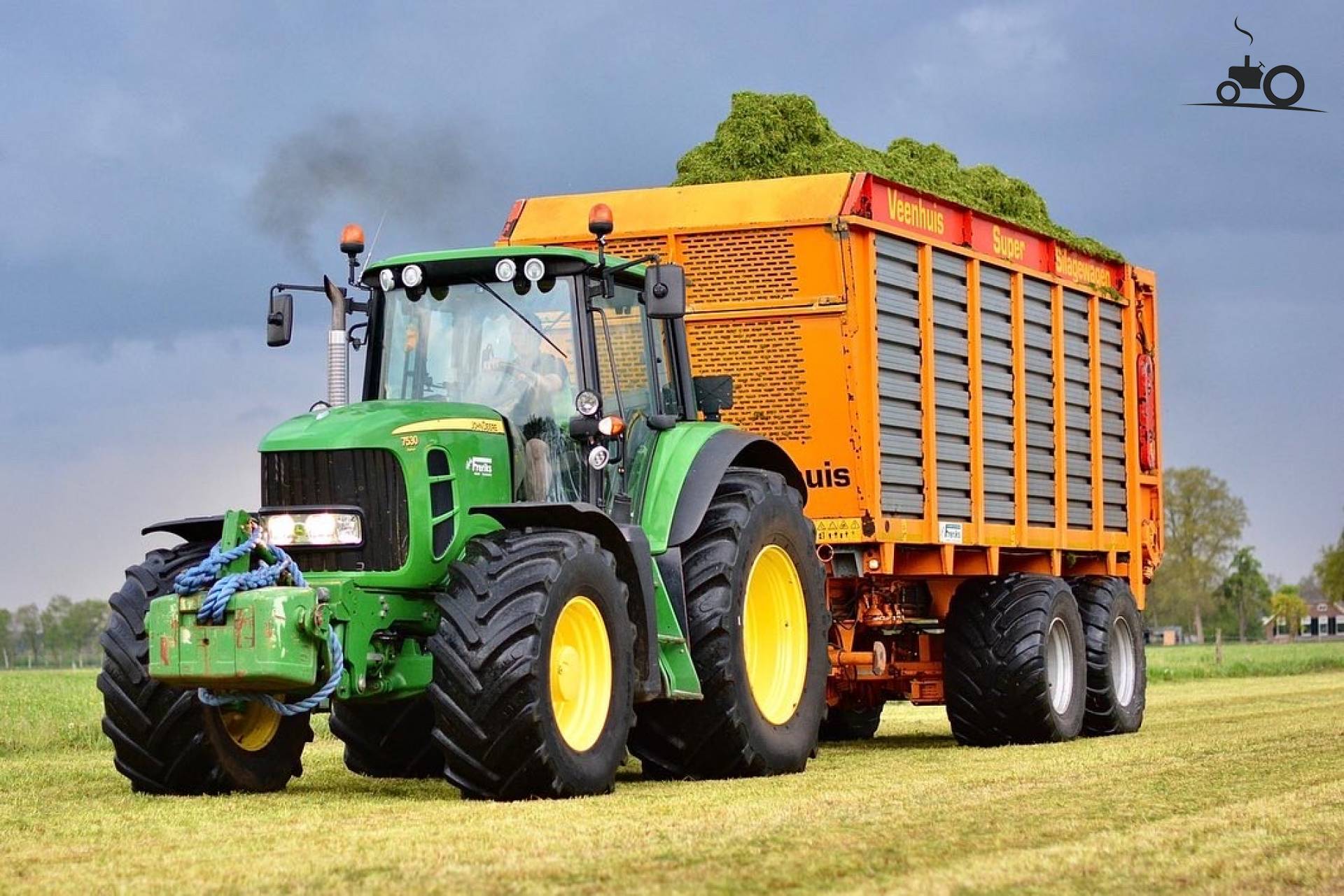 Foto John Deere 7530 Premium van Gebr Freriks