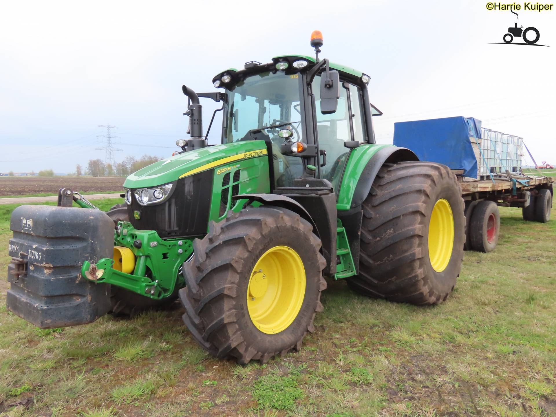 Foto John Deere 6120m Van Landgoed Scholtenszathe 8755