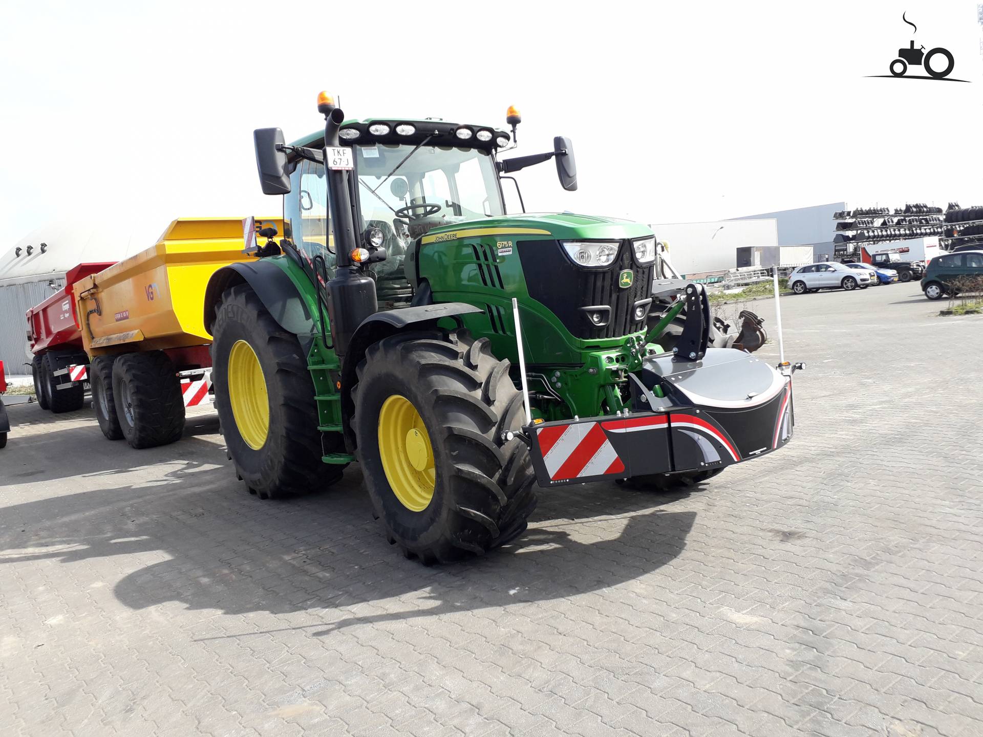 Foto John Deere 6175R Van Geert Jan De Kok BV Geert Jan De Kok Verhuur