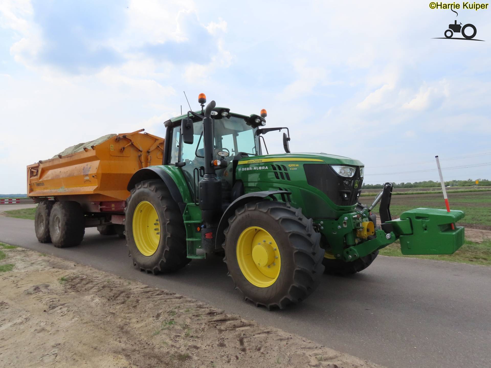 Foto John Deere 6155m Van Grondverzetbedrijf Gebr Algra 1460