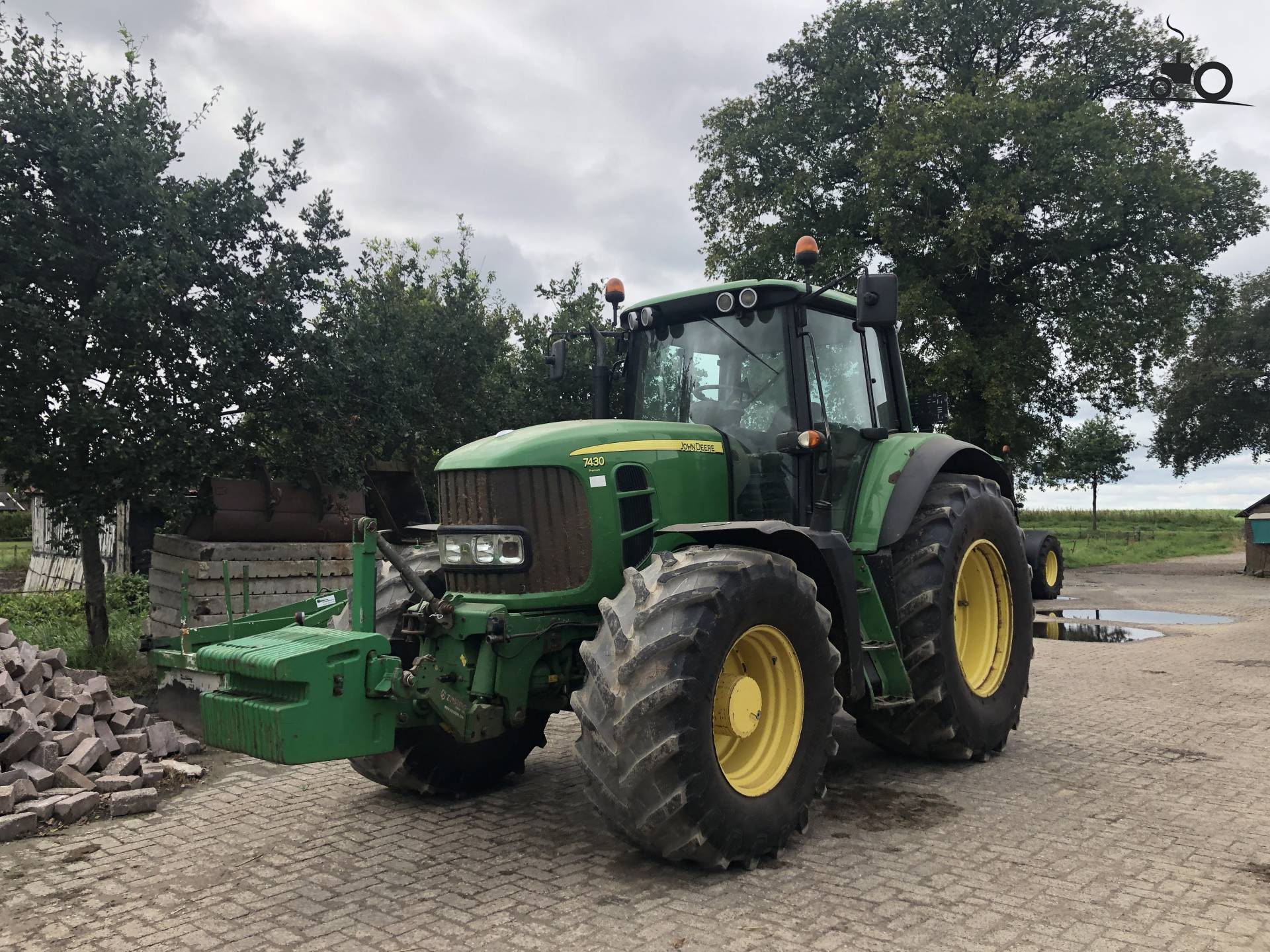 Foto John Deere 7430 Premium Van Loonbedrijf Lamberink 3385