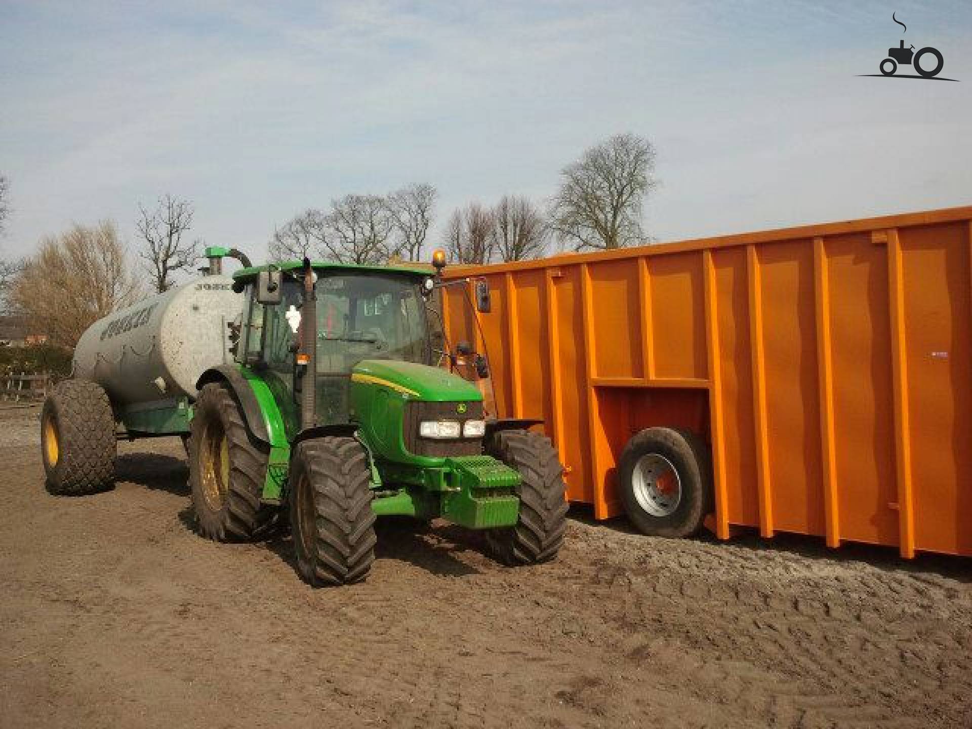 Foto John Deere 5820 Tractor Van Mts Van Der Peet