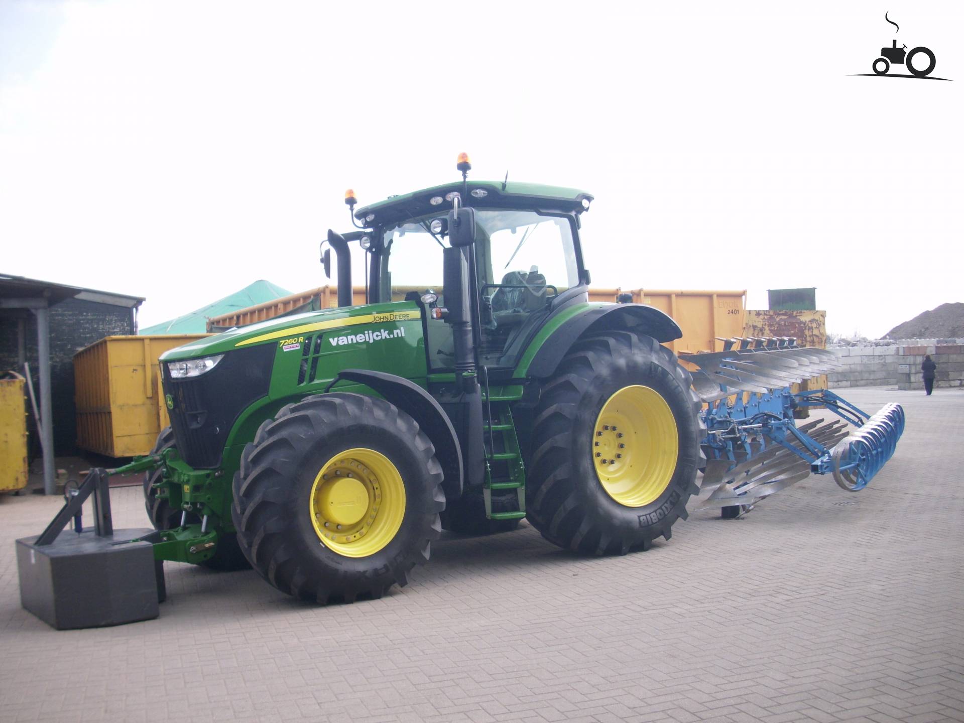 Foto John Deere 7260R van Gebr. Van Eijck BV