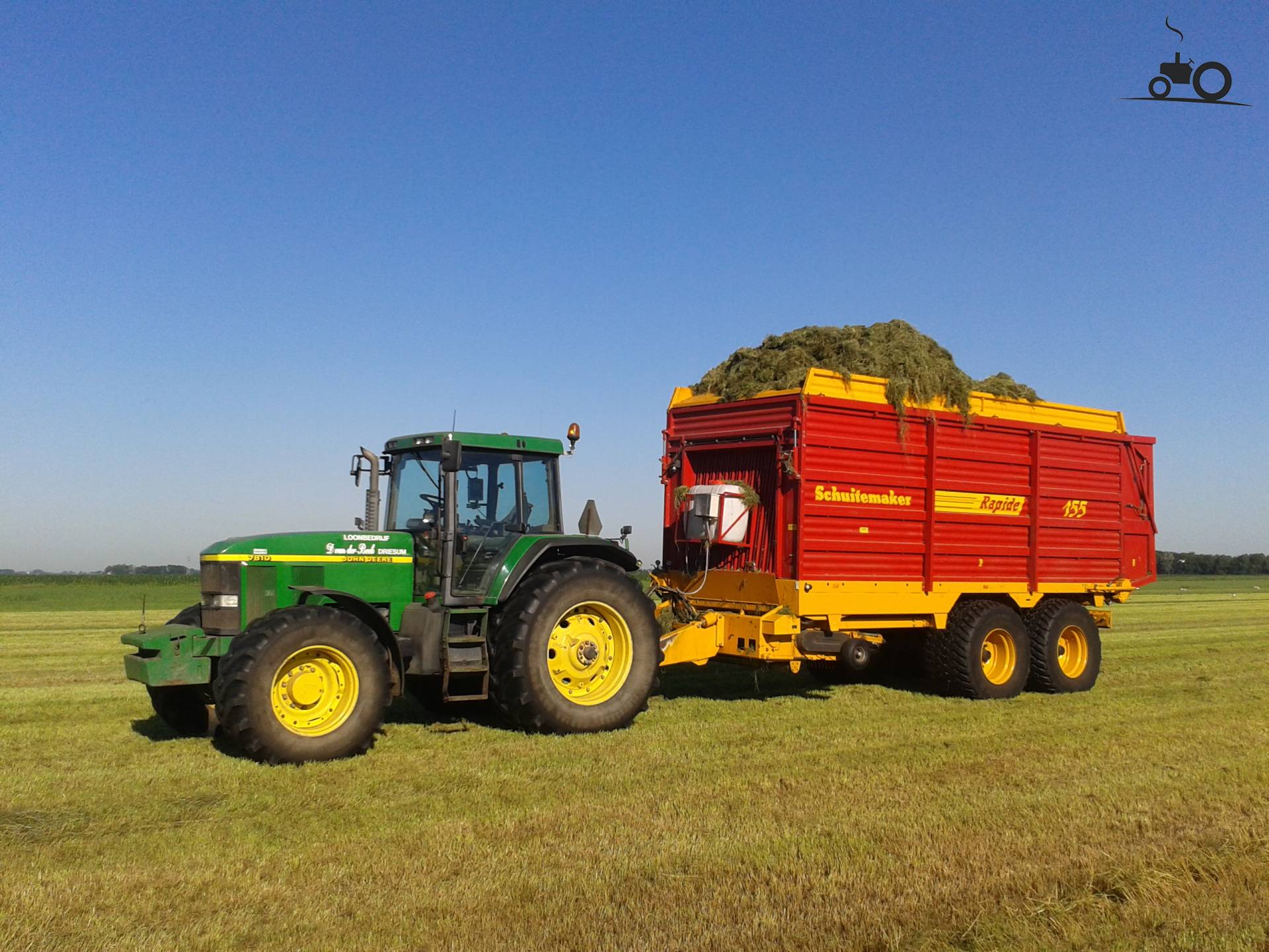 Foto John Deere 7810 Van Loonbedrijf Dvan Der Beek 2942