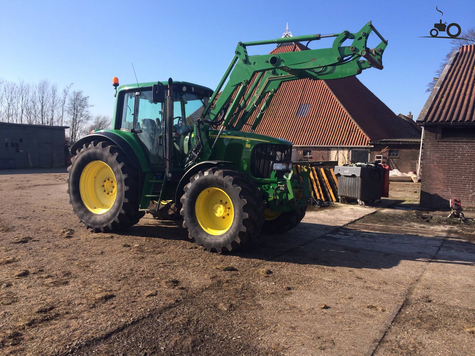 Foto John Deere 6620 Van Melkveebedrijf 