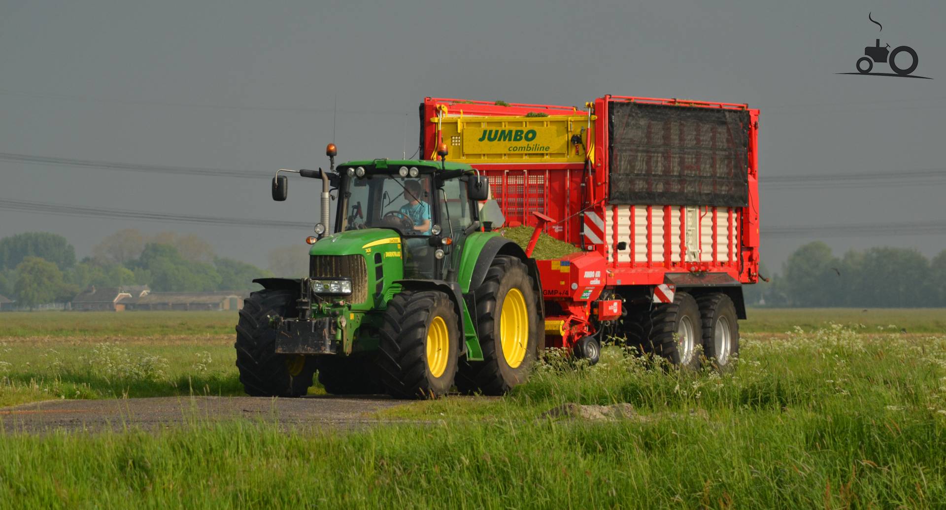 Foto John Deere 7430 Premium Van Loon Grondverzetbedrijf Doornewaard