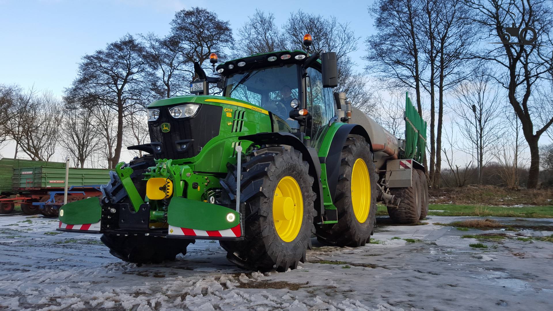 Foto John Deere 6215R van Agribumper Nederland