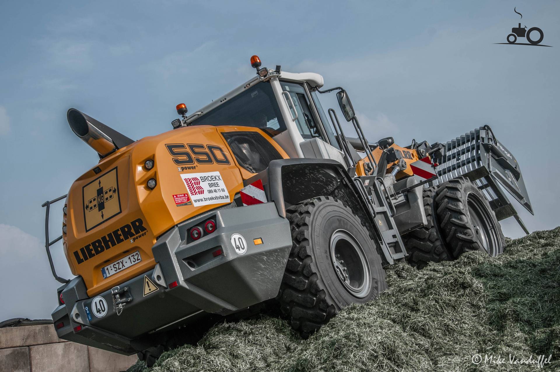 Foto Liebherr 550 van Loonbedrijf Broekx NV