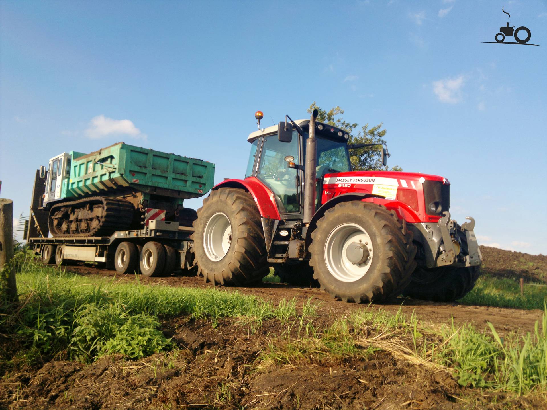 Foto Massey Ferguson 6480 van W. Zielman BV