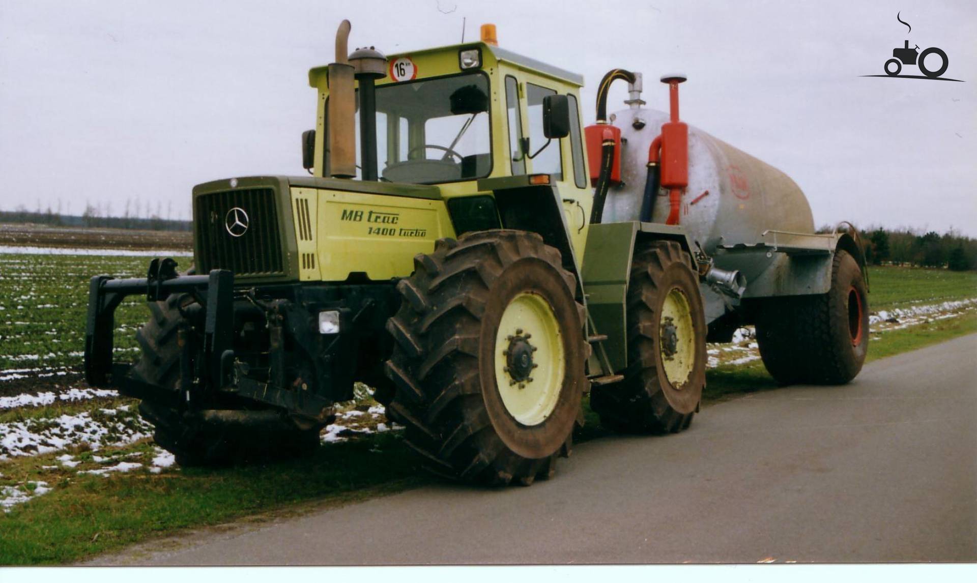 MB trac 1400 Turbo mit Mulcher für 35.000 Euro