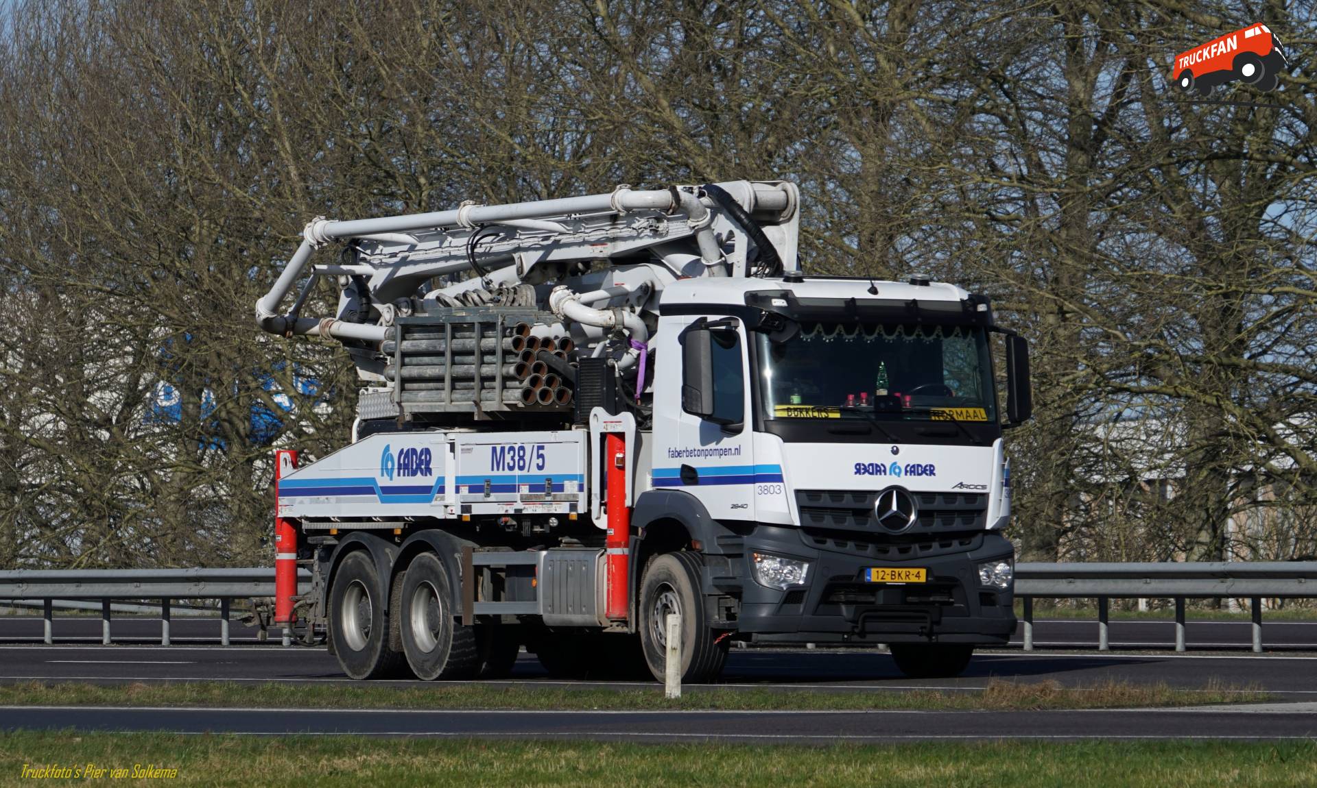 Foto Mercedes-Benz Actros Van Faber Betonpompen B.V.