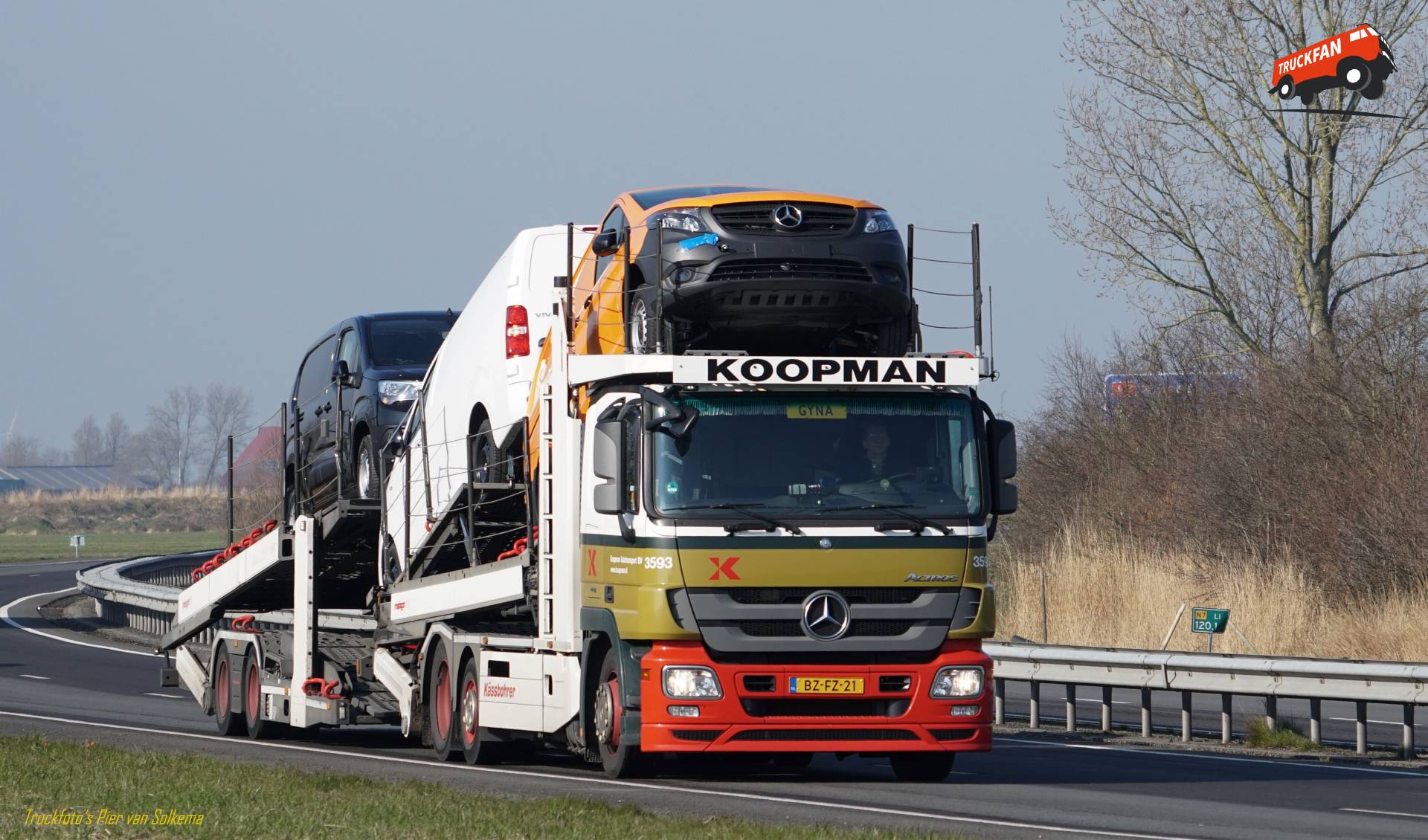 Foto Mercedes Benz Actros Van Koopman Autotransport B V