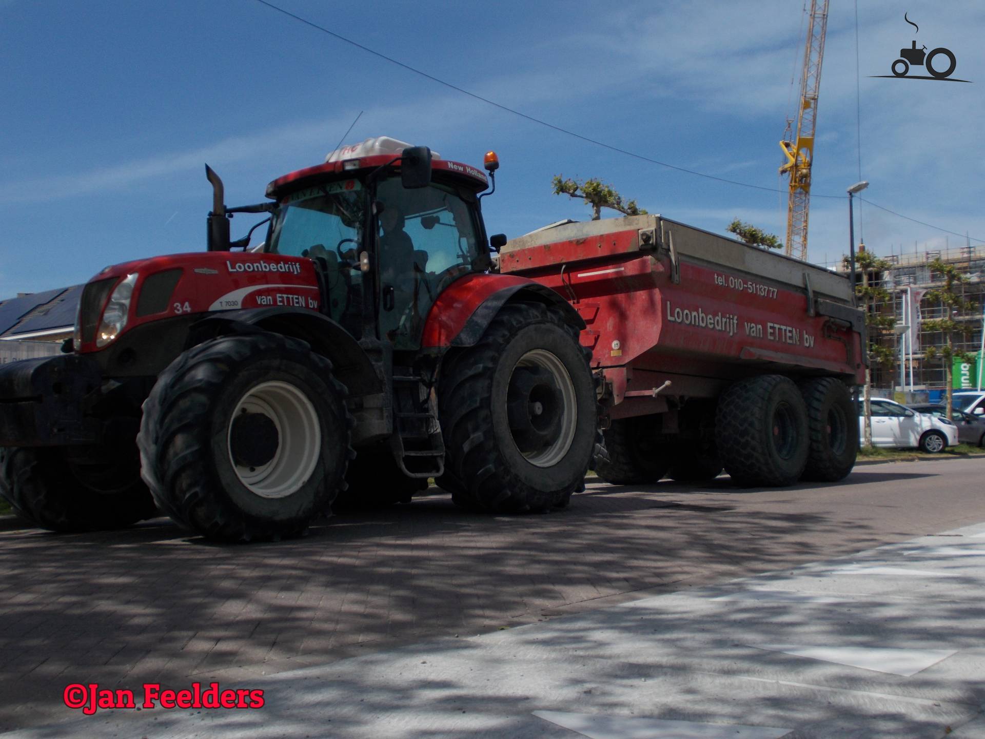 Foto New Holland T Van Agrarisch Loonbedrijf Gerard Van Etten