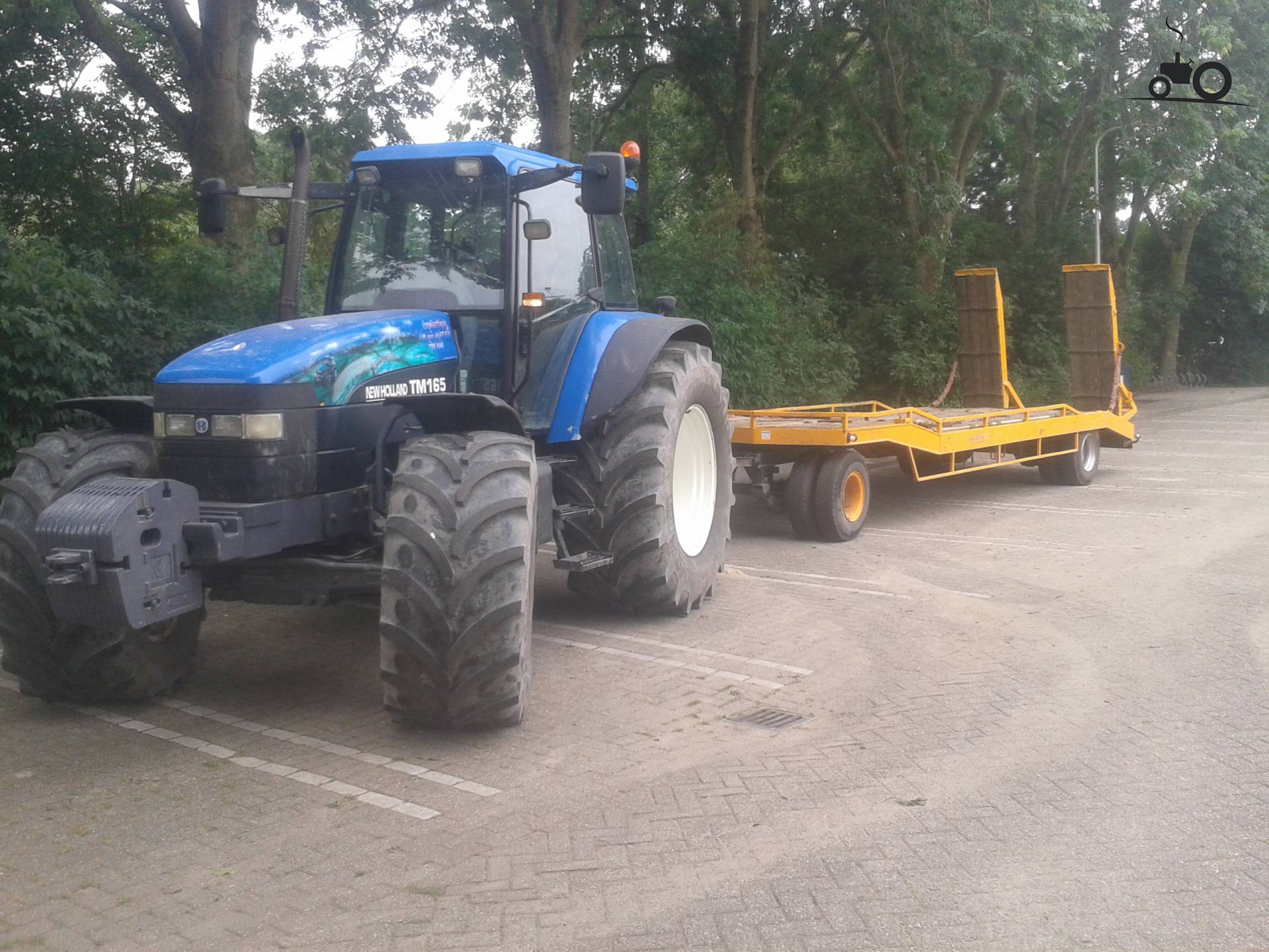 Foto New Holland TM 165 Van Loonbedrijf J M Van Vliet BV