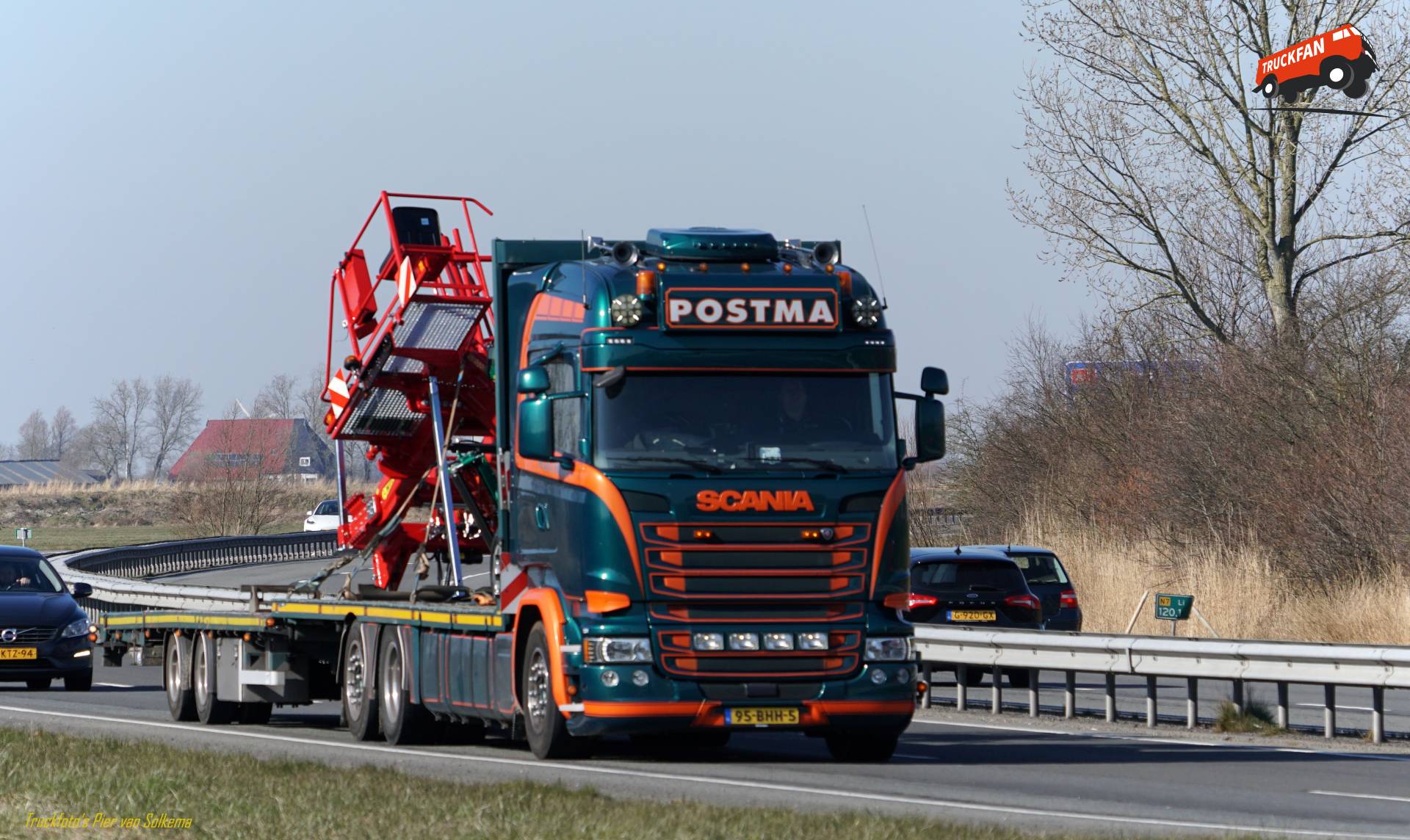 Foto Scania R450 van K.J. Postma