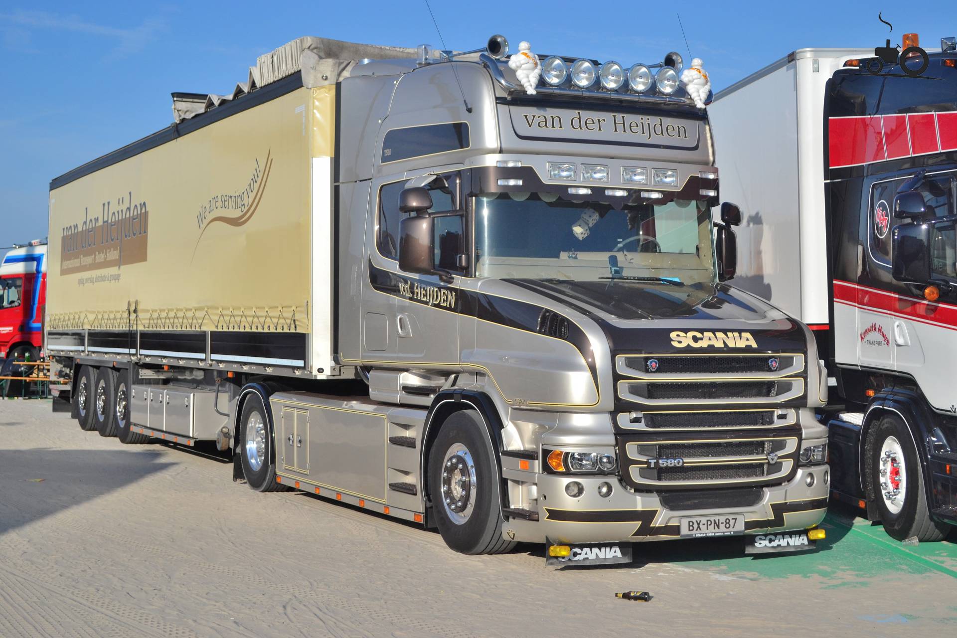 Foto Scania T580 van Van der Heijden Rips B.V.