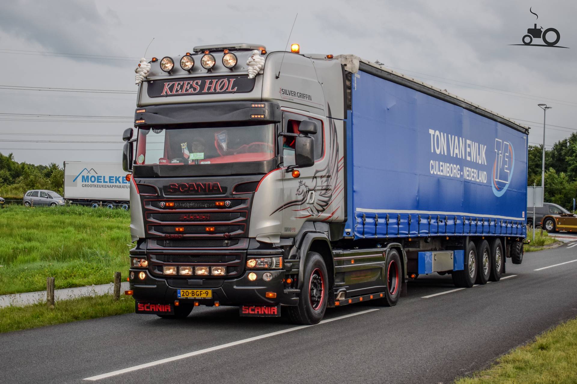Foto Scania R580 van Kees Hol Transport