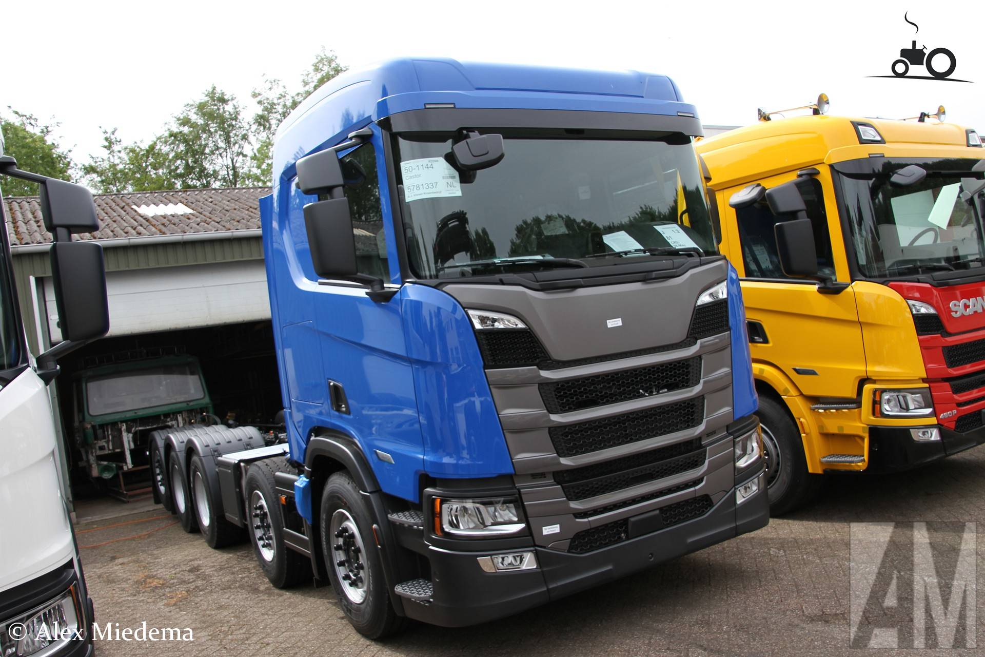 Scania 500R in opbouw voor B.J. Visser