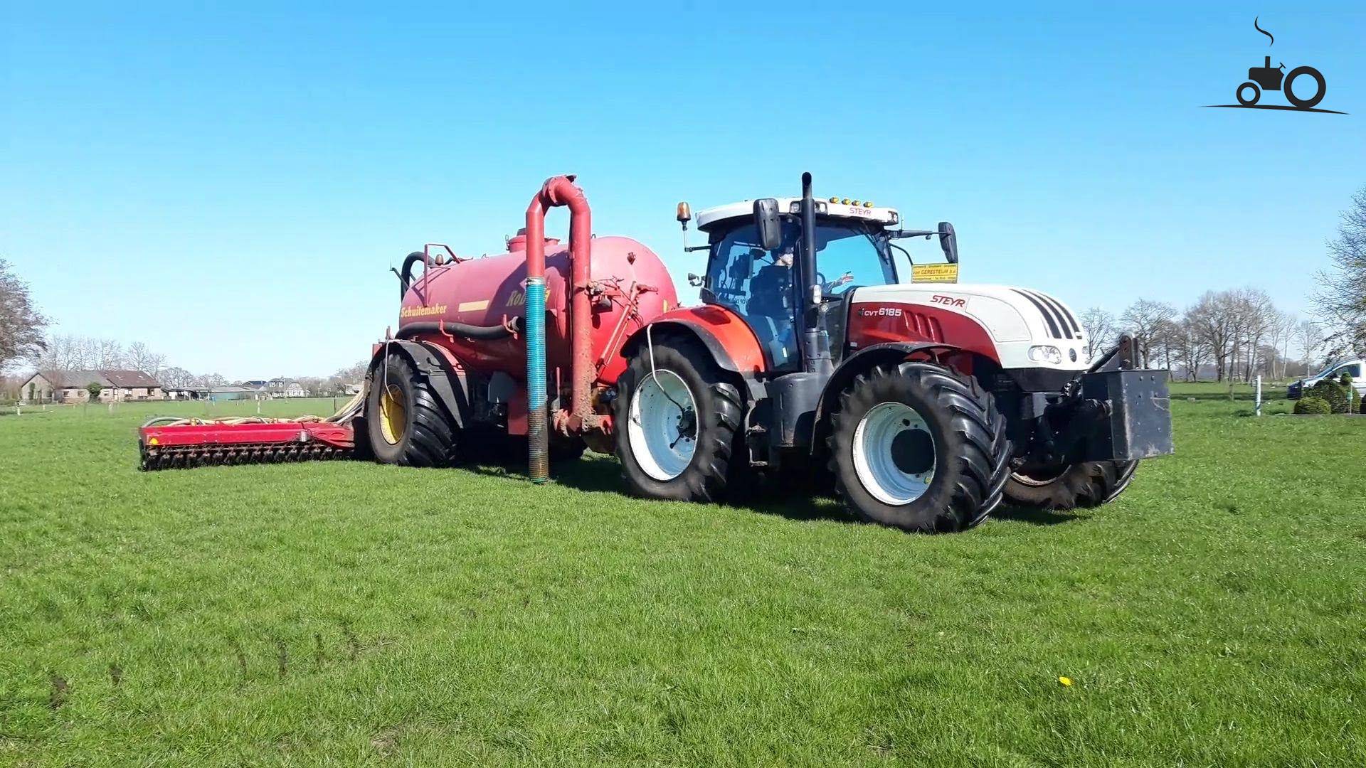 Foto Steyr CVT 6185 Van Geresteijn, Geresteijn Loonbedrijf B.V.