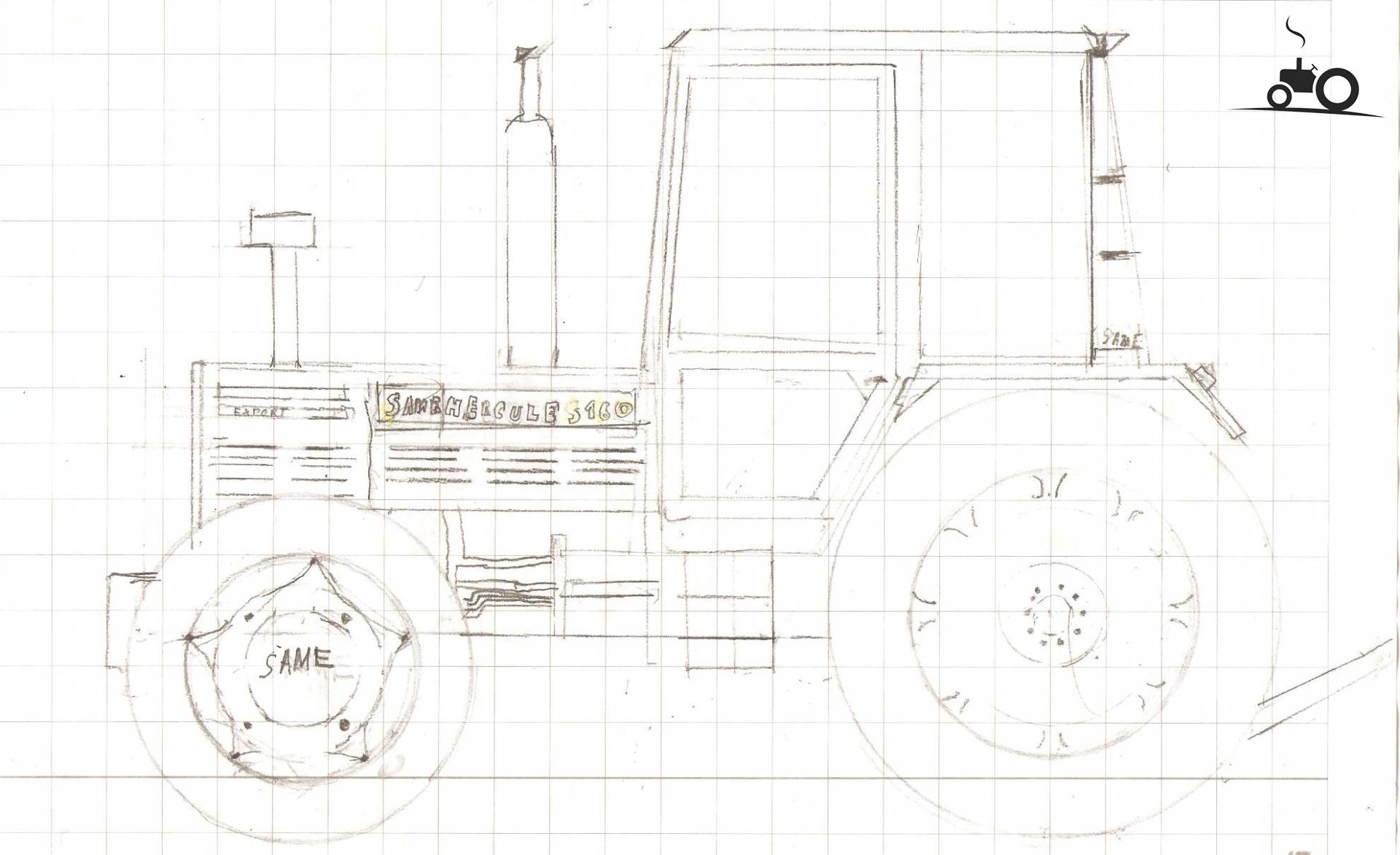 Foto Tractors Tekening