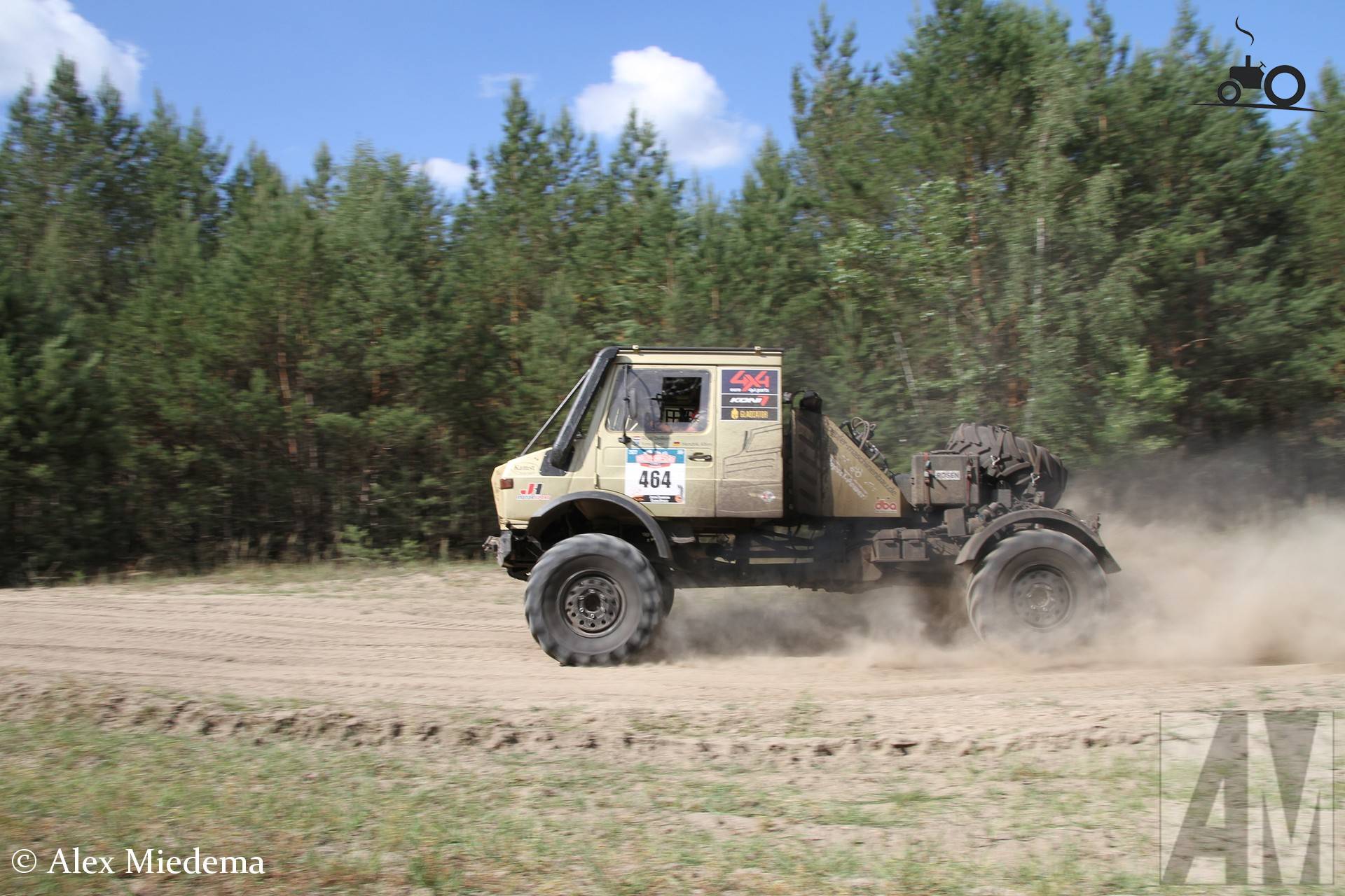 Foto Unimog eigenbouw van Rally team Goldständer