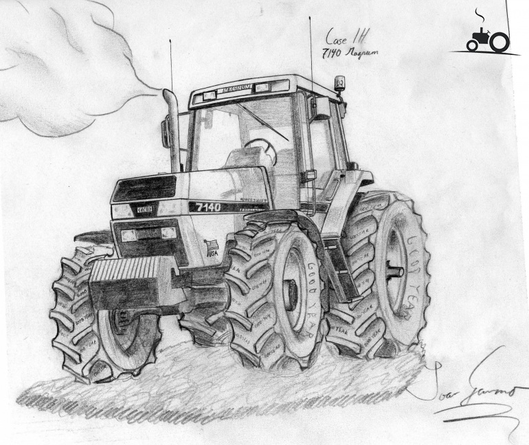 Afbeelding Tractor Tekening See The Best Drawings Of - vrogue.co