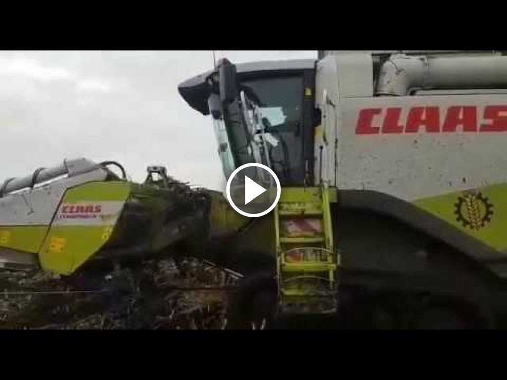 Vidéo Claas Lexion 580