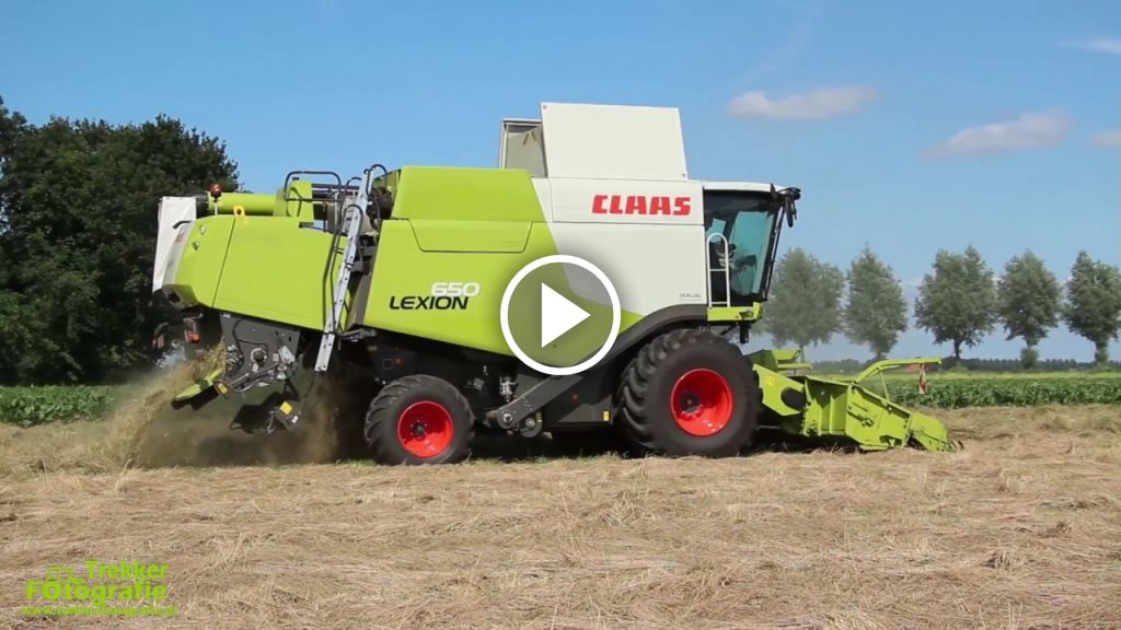 Vidéo Claas Lexion 650