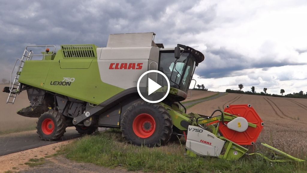 Wideo Claas Lexion 750