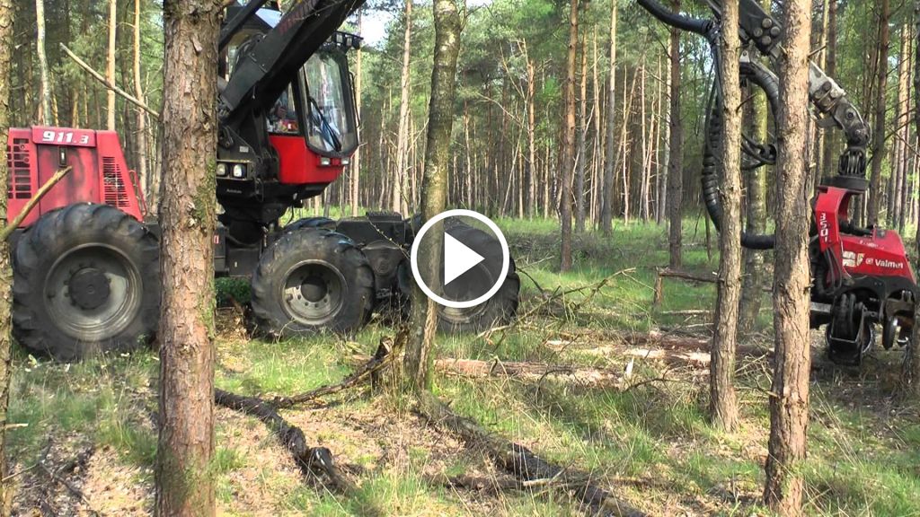 Video Valmet bosbouw harvester