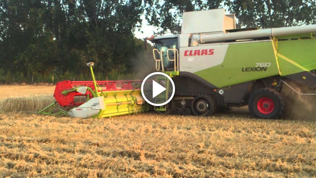 Wideo Claas Lexion 760