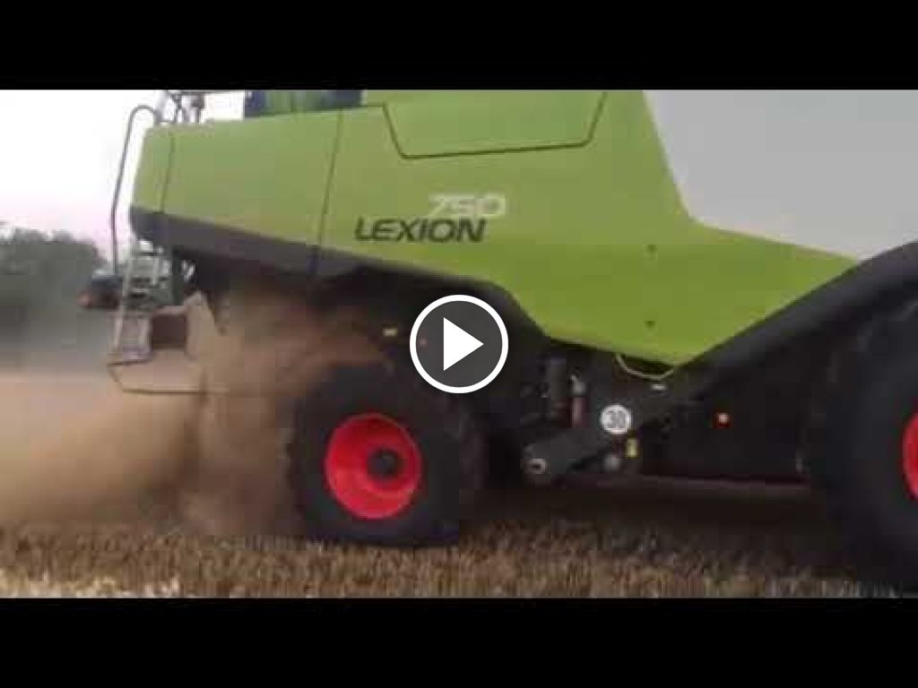 Vidéo Claas Lexion 750