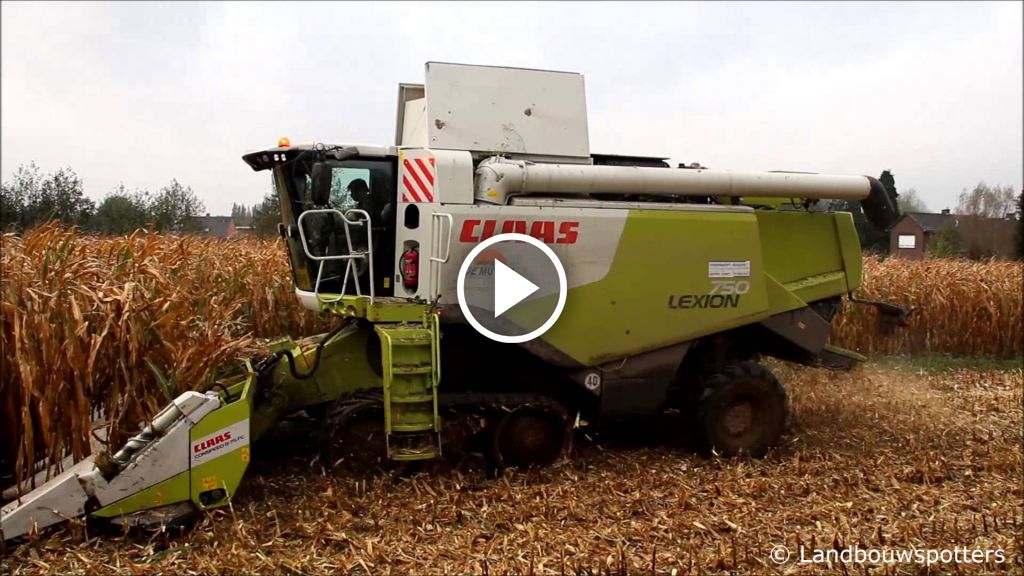 Wideo Claas Lexion 750