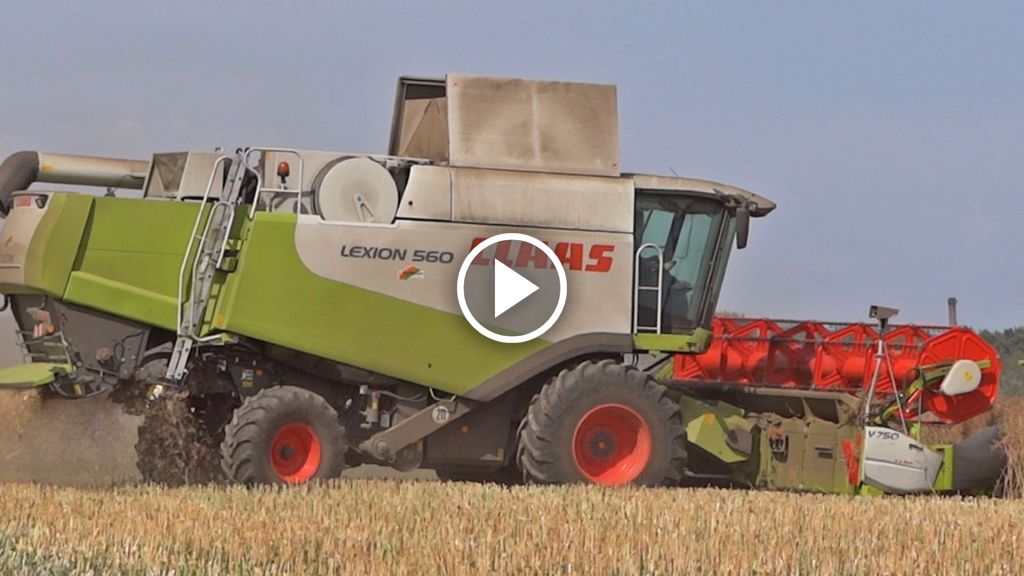 Wideo Claas Lexion 560