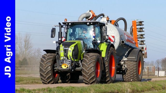 Claas Arion 660 Video's - In Actie in het Veld