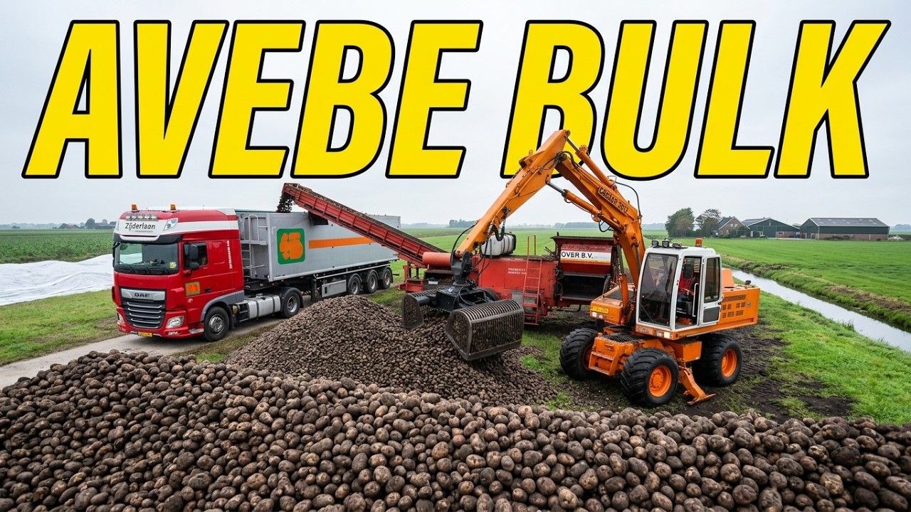 aardappelen laden voor AVEBE met Caesar 3512 via BV Ter Appel