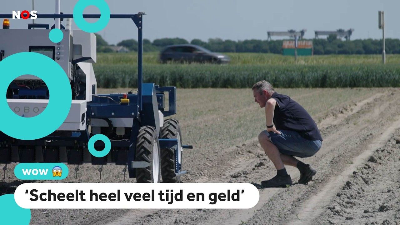 Geen schoffel, maar een laser: deze robot helpt onkruid weghalen