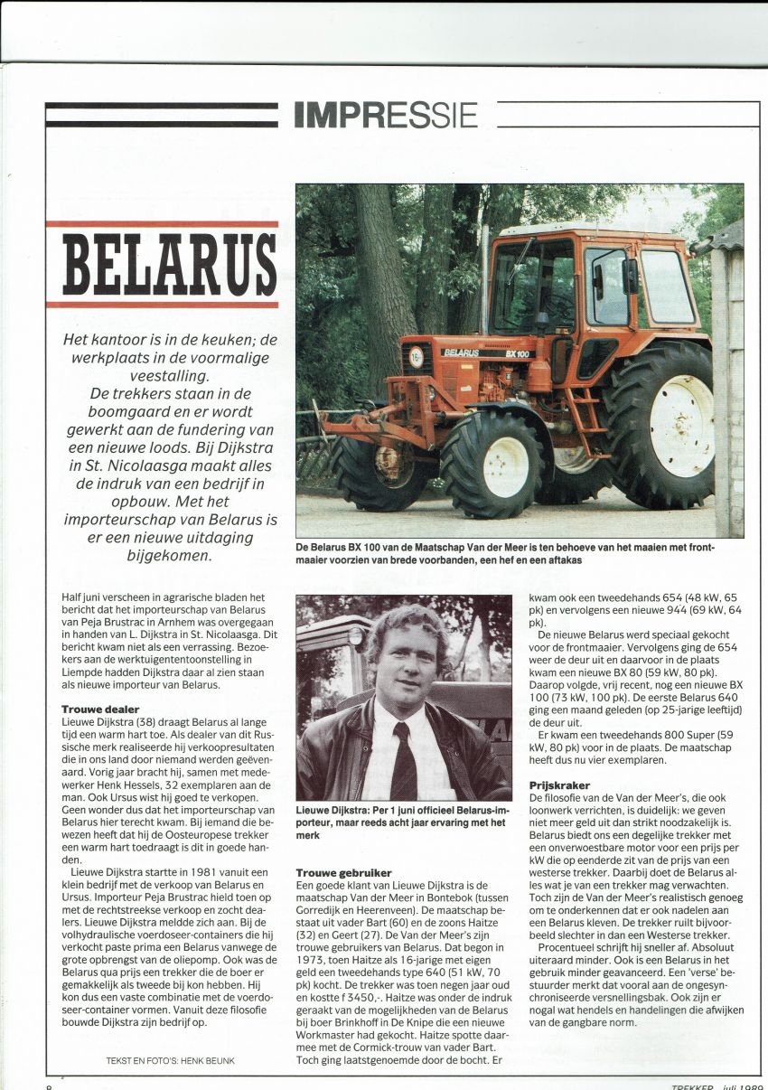 Belarus Repotage door Henk Beunk
