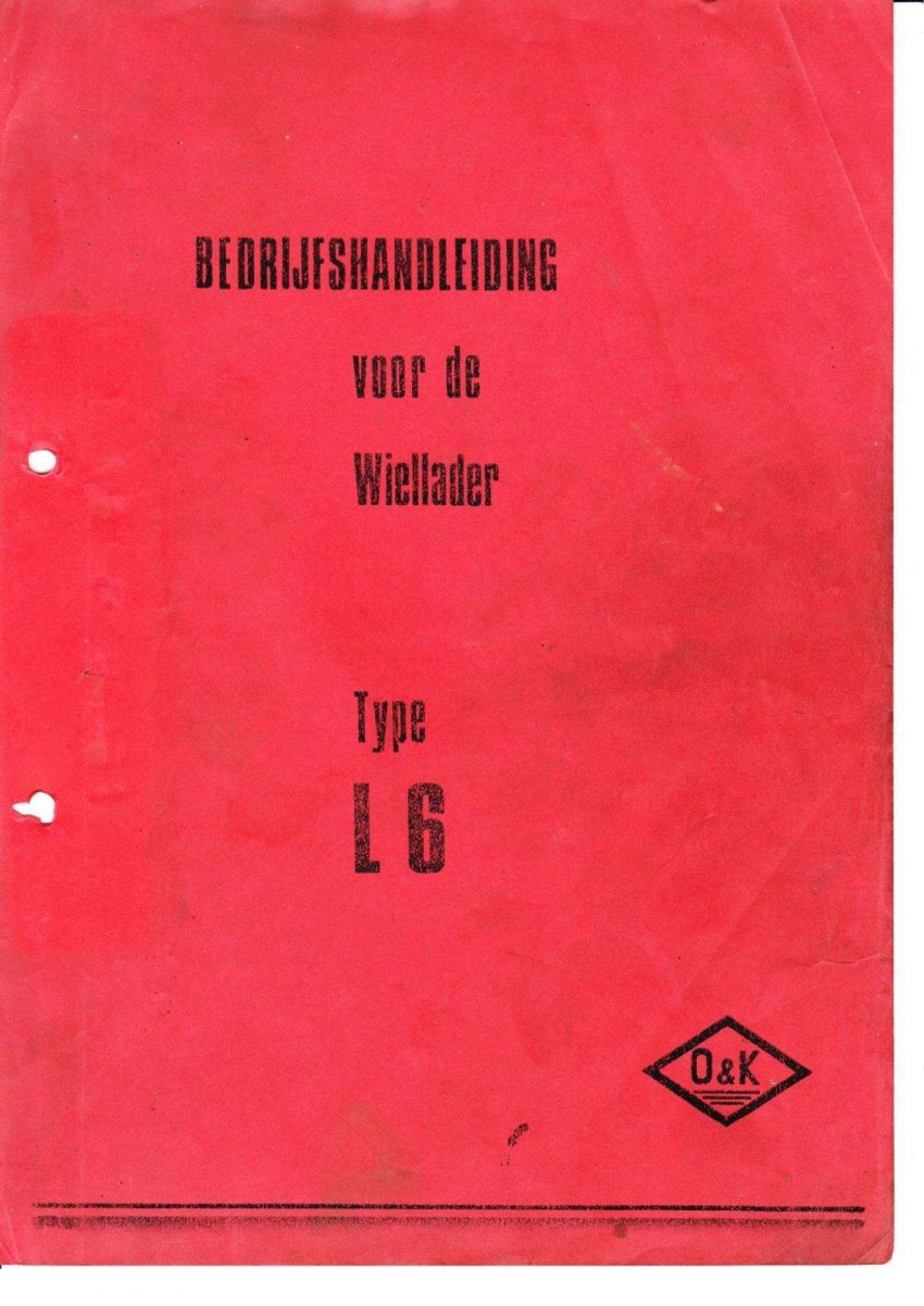 O&K L6 Handleiding en Onderdelenlijst (circa 1974)